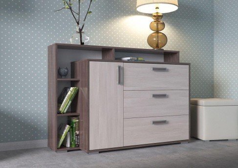 Комод с дверками и 3 ящиками 4-4423